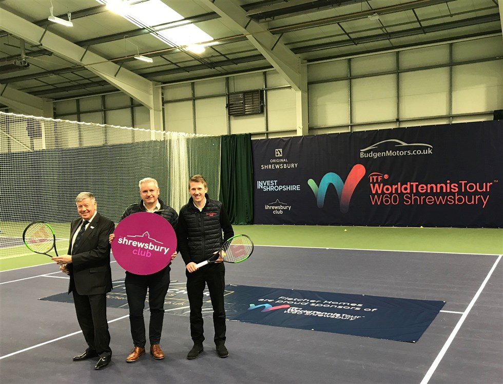 Fletcher Homes Sponsor the W60 Shrewsbury World Tennis Tour Event