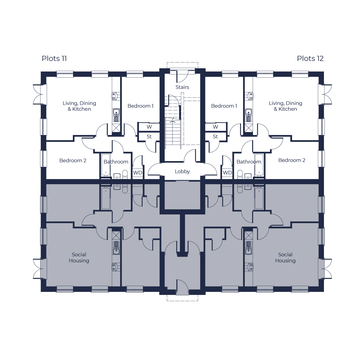 Floor plan | Henry Robertson Place Apartments