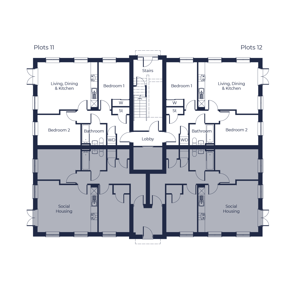 Floor plan | Henry Robertson Place Apartments