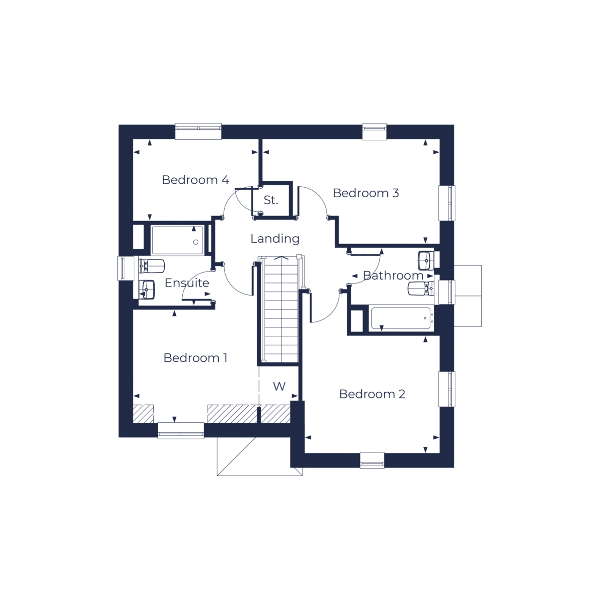 The Darwin Floorplan | First Floor