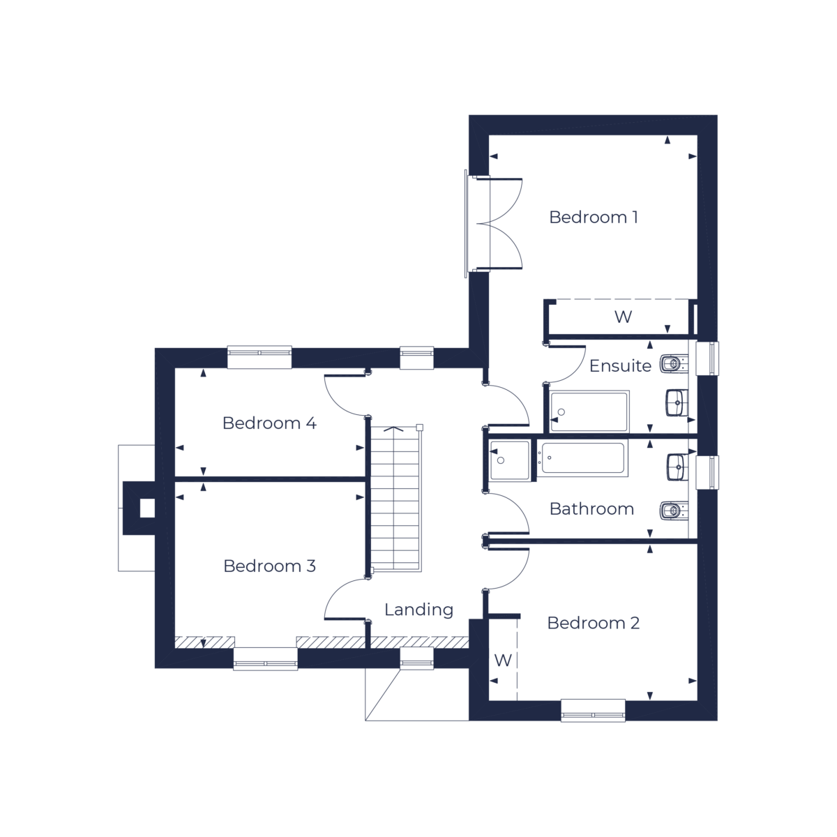 The Eckford Floorplan | First Floor