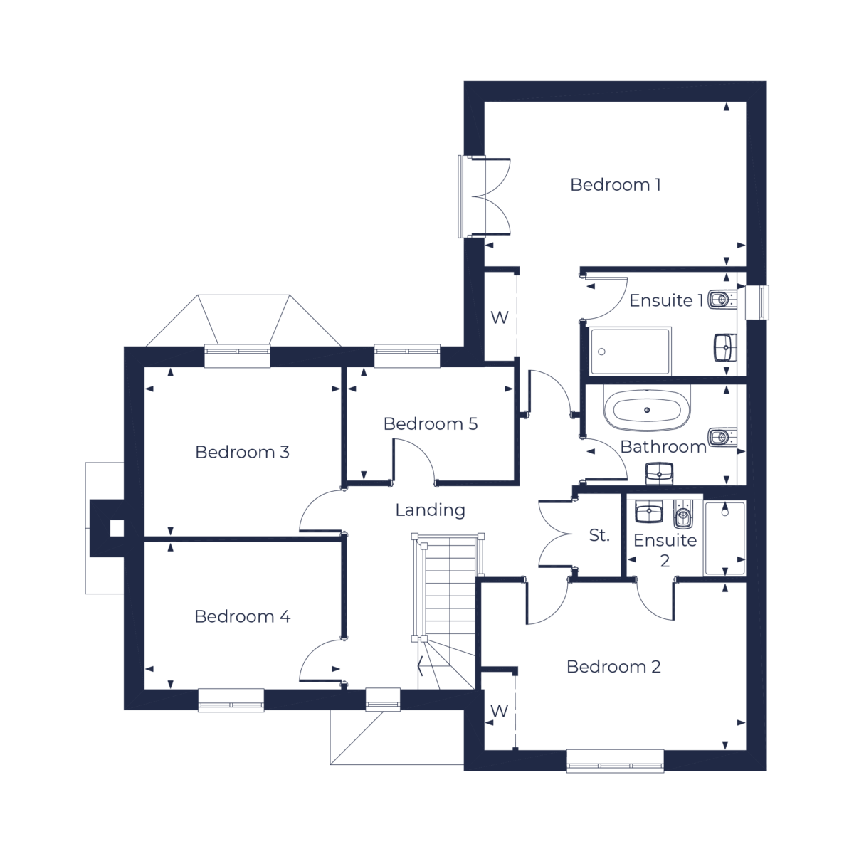 The Jebb Floorplan | First Floor